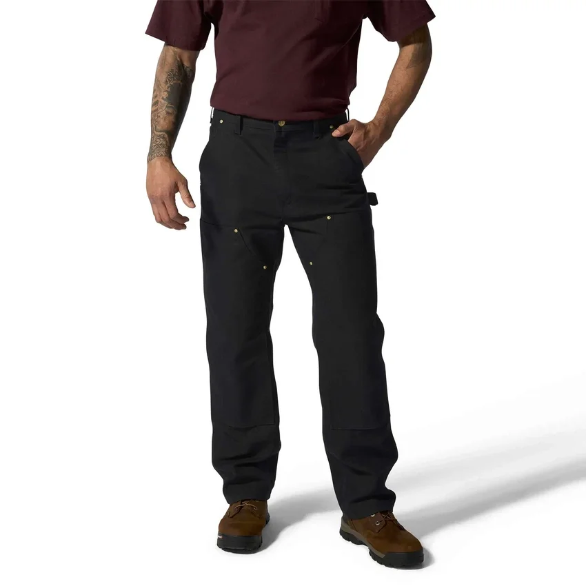 Carhartt B01 Erkekler İçin İkonik Bol Kesim Firm Duck Sert Kumaşlı Double Knee Pant