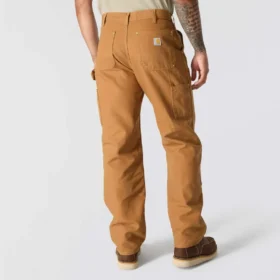 Carhartt B01 Erkekler İçin İkonik Bol Kesim Firm Duck Sert Kumaşlı Double Knee Pant