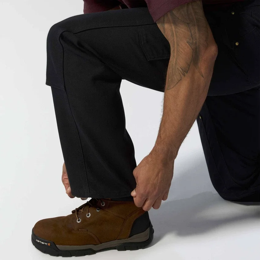 Carhartt B01 Erkekler İçin İkonik Bol Kesim Firm Duck Sert Kumaşlı Double Knee Pant