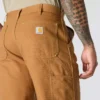 Carhartt B01 Erkekler İçin İkonik Bol Kesim Firm Duck Sert Kumaşlı Double Knee Pant