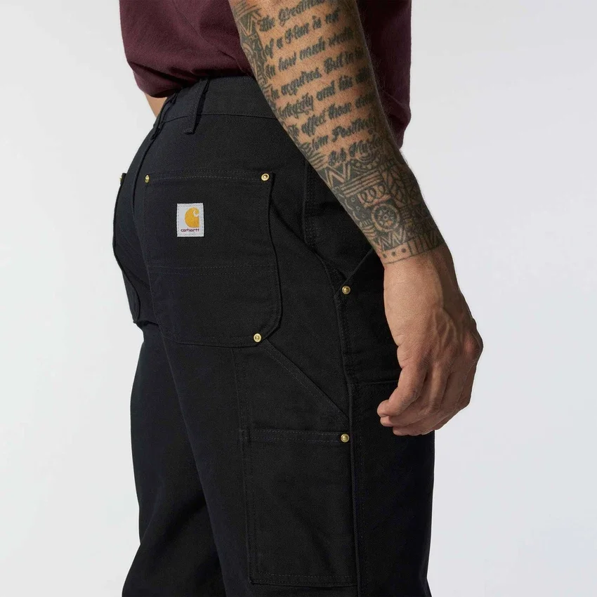 Carhartt B01 Erkekler İçin İkonik Bol Kesim Firm Duck Sert Kumaşlı Double Knee Pant