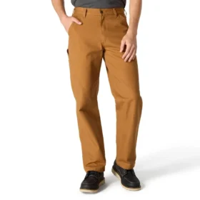 Carhartt B11 Erkek Bol Düz Yıkanmış Kanarya Kumaş İş Pantolonu