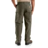 Carhartt B11 Erkek Bol Düz Yıkanmış Kanarya Kumaş İş Pantolonu