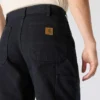 Carhartt B11 Erkek Bol Düz Yıkanmış Kanarya Kumaş İş Pantolonu