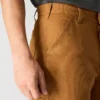 Carhartt B11 Erkek Bol Düz Yıkanmış Kanarya Kumaş İş Pantolonu