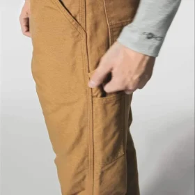 Carhartt B111 Erkek Bol Düz Yıkanmış Kumaş Astarlı İş Pantolonu