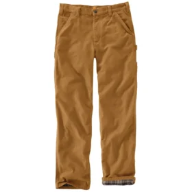 Carhartt B111 Erkek Bol Düz Yıkanmış Kumaş Astarlı İş Pantolonu