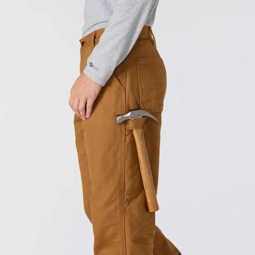 Carhartt B111 Erkek Bol Düz Yıkanmış Kumaş Astarlı İş Pantolonu
