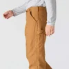 Carhartt B111 Erkek Bol Düz Yıkanmış Kumaş Astarlı İş Pantolonu