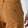 Carhartt B111 Erkek Bol Düz Yıkanmış Kumaş Astarlı İş Pantolonu