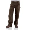 Carhartt B136 Erkek Bol Düz Yıkanmış Kanvas Double Knee Pant