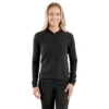 Carhartt Force® Kadın Orta Ağırlıkta Mikro Izgaralı İçlik Kapüşonlu Sweatshirt