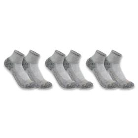 Carhartt Force® Orta Ağırlık Çeyrek Çorap 3'lü Paket