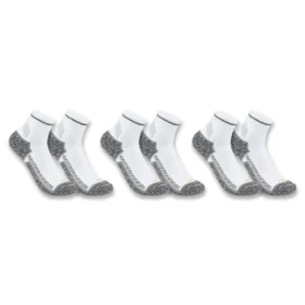 Carhartt Force® Orta Ağırlık Çeyrek Çorap 3'lü Paket