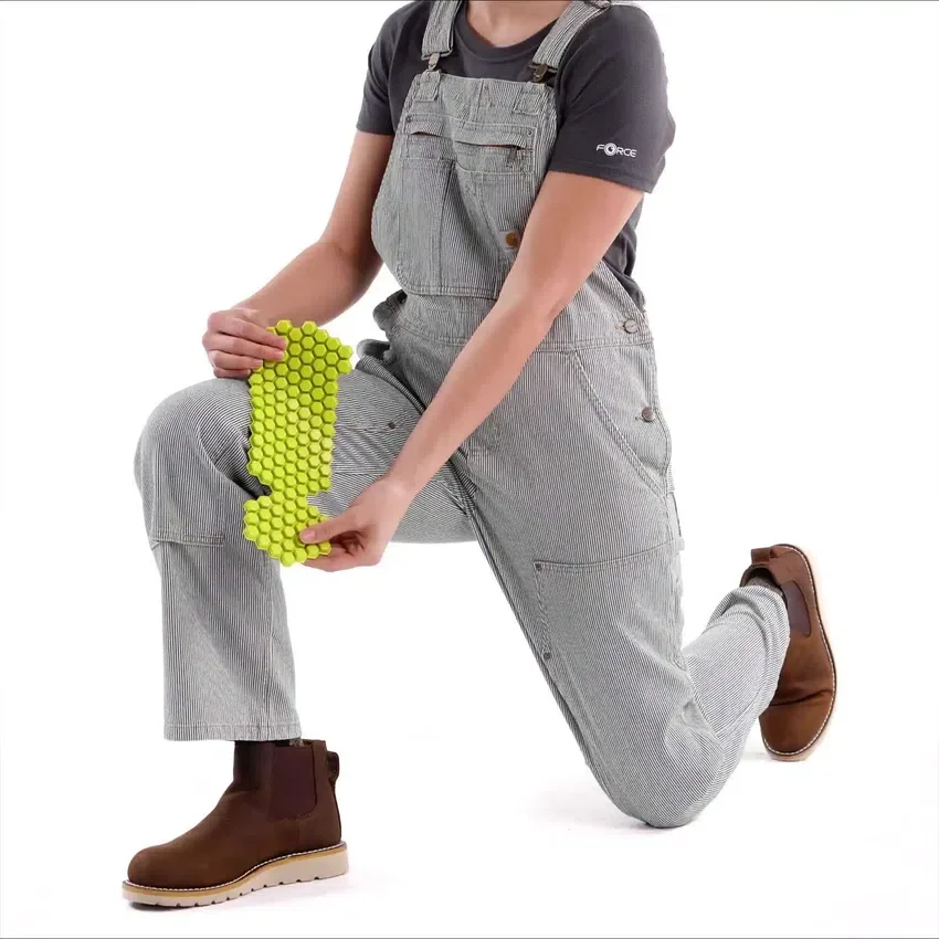 Demiryolu Çizgili Denim Tulum