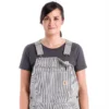 Demiryolu Çizgili Denim Tulum