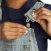 Demiryolu Çizgili Denim Tulum