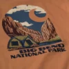 Erkek Ağır Dokuma Uzun Kolluklar Big Bend Ulusal Parkı Grafikli Gömlek