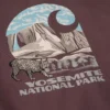 Erkek Ağır Dokuma Uzun Kolluklu Yosemite Ulusal Parkı Grafikli Gömlek