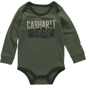 Erkek Bebekler İçin Uzun Kolluklu Köpek Desenli Bodysuit (Bebek)