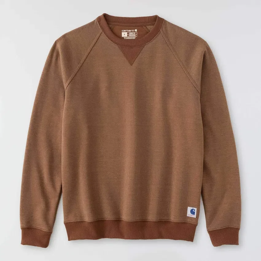 Erkek Crafted Serisi Ağır Fleece Bisiklet Yaka Sweatshirt