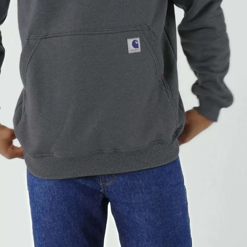 Erkek Crafted Serisi Ağır Fleece Kapüşonlu Sweatshirt