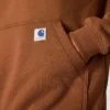 Erkek Crafted Serisi Ağır Fleece Kapüşonlu Sweatshirt