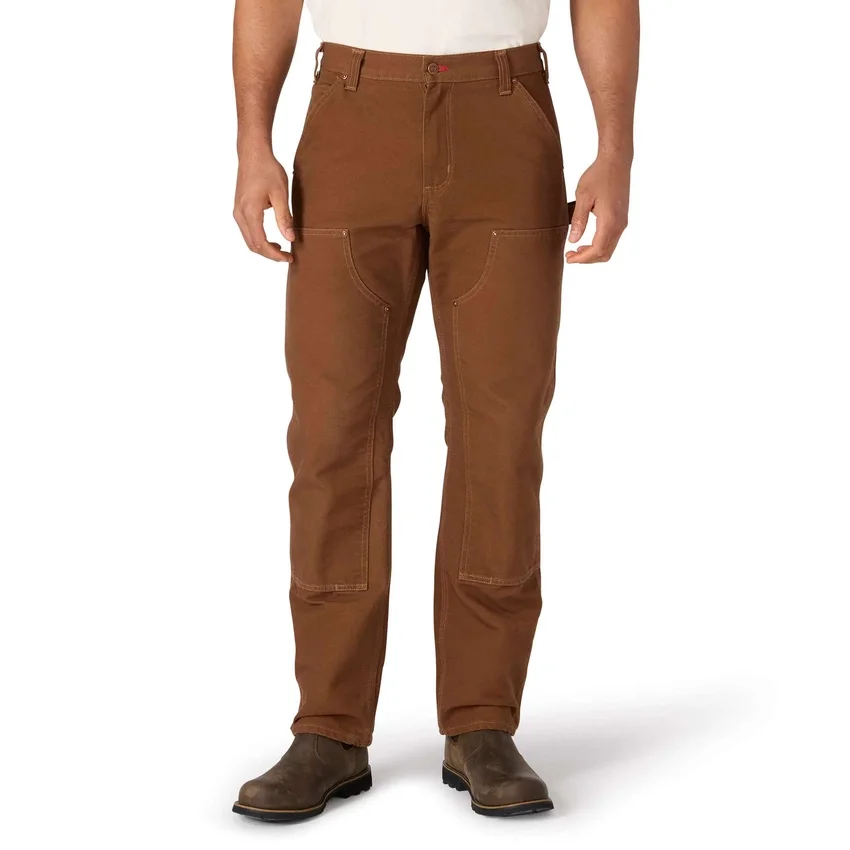 Erkek Crafted Serisi Bol Kesim Düz Paça Duck Double Knee Marangoz Pantolonu