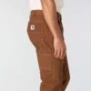 Erkek Crafted Serisi Bol Kesim Düz Paça Duck Double Knee Marangoz Pantolonu