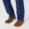 Erkek Crafted Serisi Bol Kesim Düz Paça Çift Dizli İş Kot Pantolonu
