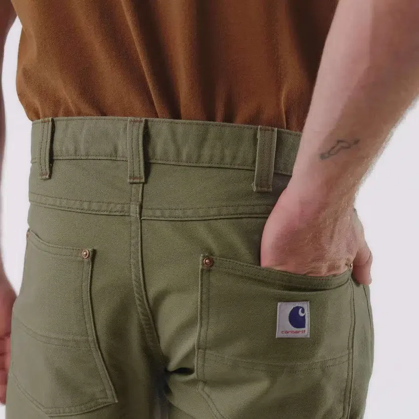 Erkek Crafted Serisi Rahat Kesim Düz Paça Ördek Rengi İş Pantolonu