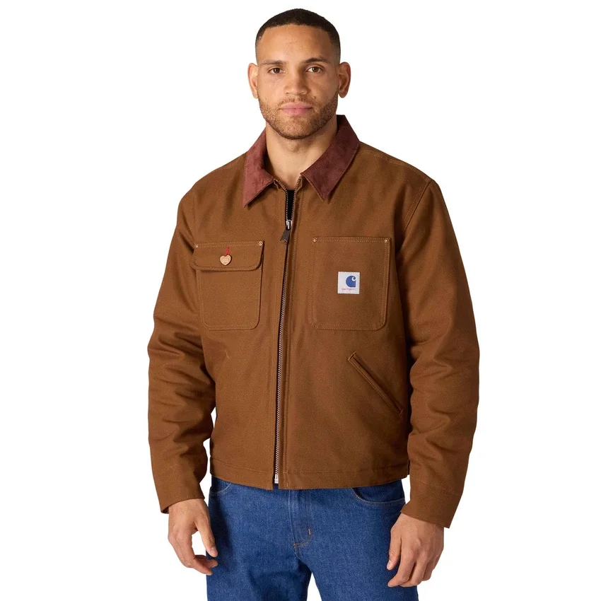 Erkek Crafted Serisi Ördek Kumaşlı Sherpa Astarlı Chore Coat