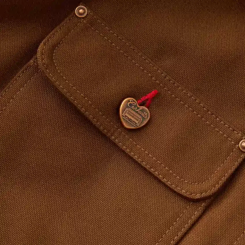 Erkek Crafted Serisi Ördek Kumaşlı Sherpa Astarlı Chore Coat