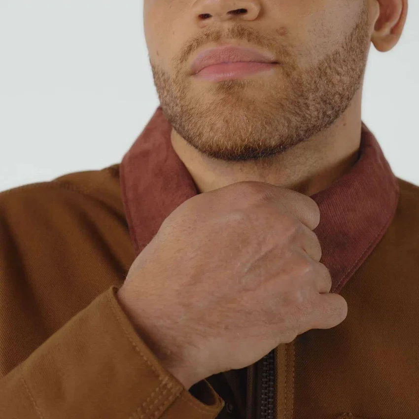 Erkek Crafted Serisi Ördek Kumaşlı Sherpa Astarlı Chore Coat