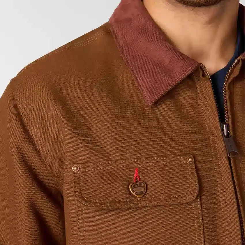 Erkek Crafted Serisi Ördek Kumaşlı Sherpa Astarlı Chore Coat