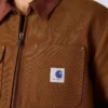 Erkek Crafted Serisi Ördek Kumaşlı Sherpa Astarlı Chore Coat