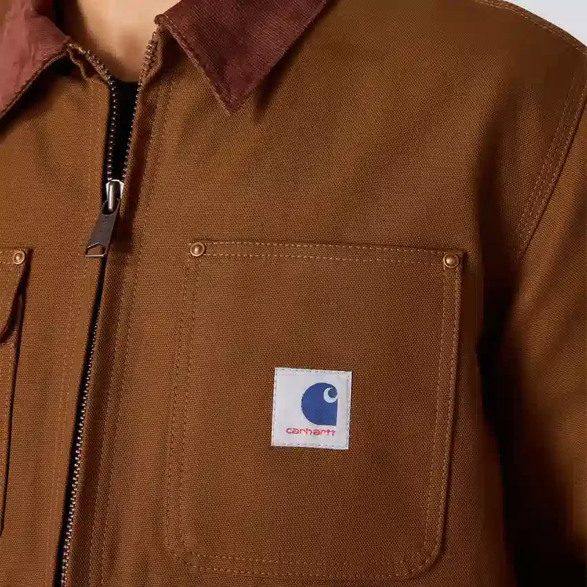Erkek Crafted Serisi Ördek Kumaşlı Sherpa Astarlı Chore Coat