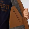 Erkek Crafted Serisi Ördek Kumaşlı Sherpa Astarlı Chore Coat