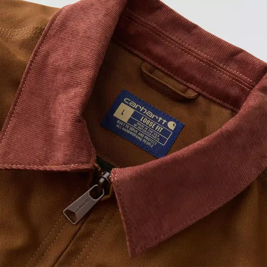 Erkek Crafted Serisi Ördek Kumaşlı Sherpa Astarlı Chore Coat