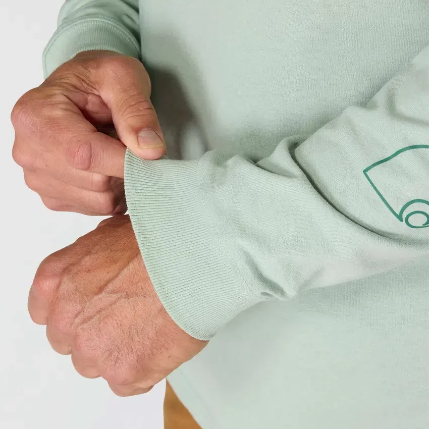 Erkek Dearborn Bol Kesim Ağır Dokuma Uzun Kolluklu Logo Gömlek