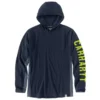 Erkek Force Gevşek Kesim Nem Emici Logolu Kapüşonlu Sweatshirt