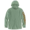 Erkek Force Gevşek Kesim Nem Emici Logolu Kapüşonlu Sweatshirt