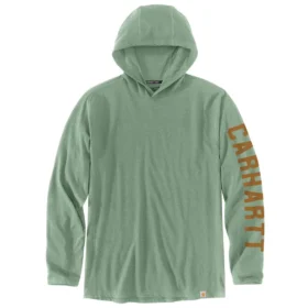 Erkek Force Gevşek Kesim Nem Emici Logolu Kapüşonlu Sweatshirt