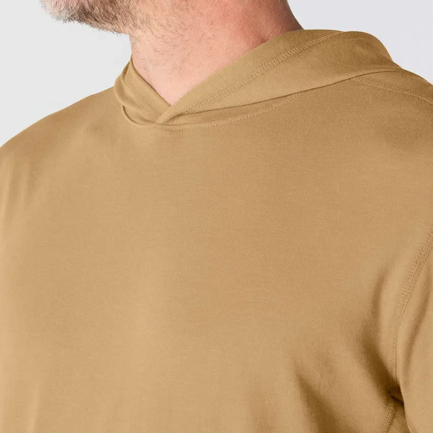 Erkek Force Gevşek Kesim Nem Emici Logolu Kapüşonlu Sweatshirt