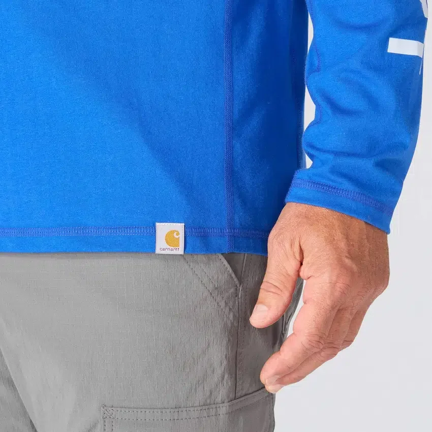 Erkek Force Gevşek Kesim Nem Emici Logolu Kapüşonlu Sweatshirt
