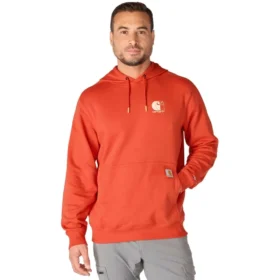 Erkek Force Nem Emici Logolu Kapüşonlu Sweatshirt