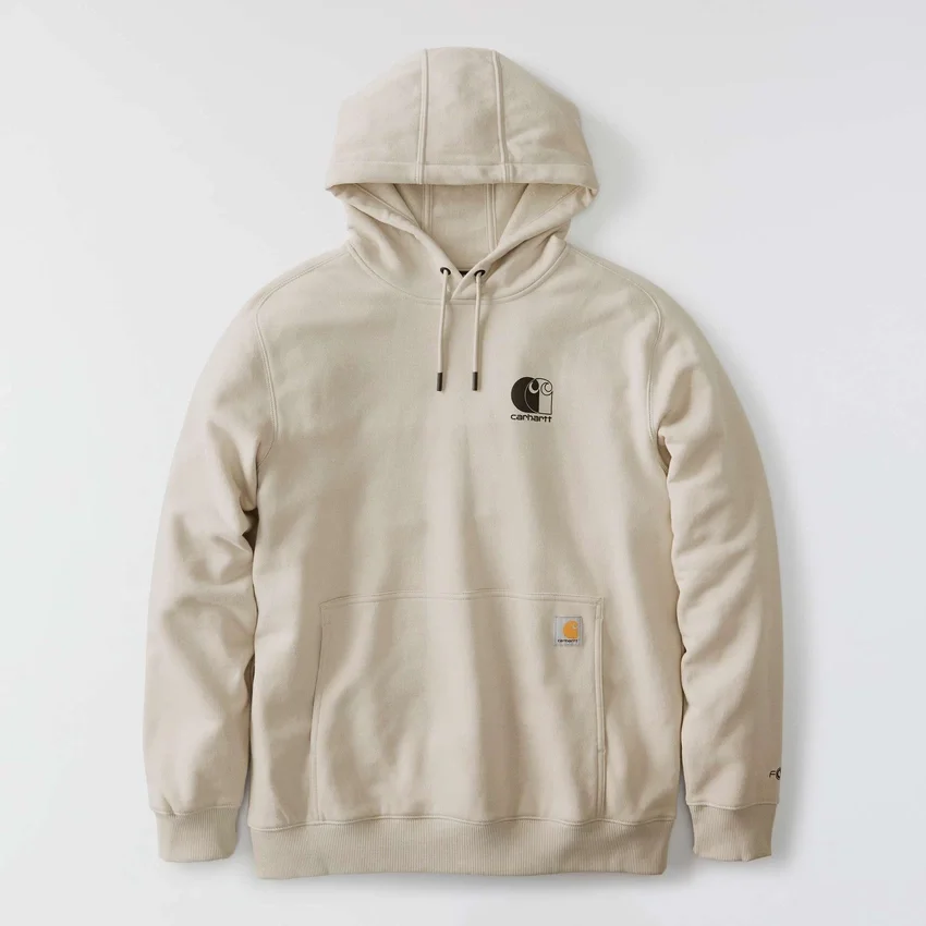 Erkek Force Nem Emici Logolu Kapüşonlu Sweatshirt