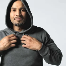 Erkek Force Nem Emici Logolu Kapüşonlu Sweatshirt