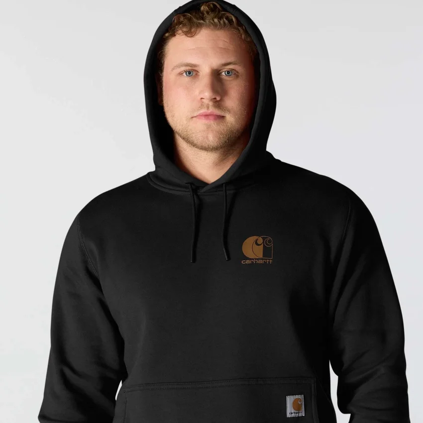 Erkek Force Nem Emici Logolu Kapüşonlu Sweatshirt