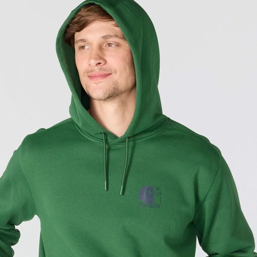 Erkek Force Nem Emici Logolu Kapüşonlu Sweatshirt